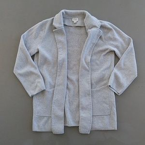 J. Crew Gray Sweater Blazer Cardigan